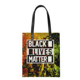 Black Lives Matter Leather Ordinary Tote Bag
